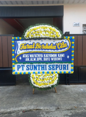 Papan Bunga Duka di Cikande Permai
