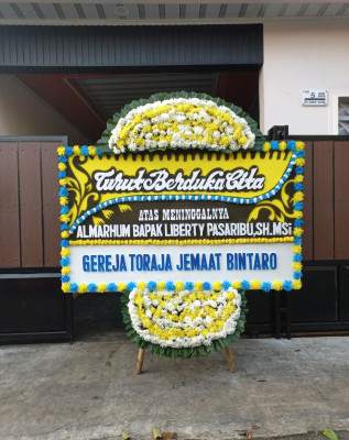 Papan Bunga Duka di Cikande Permai